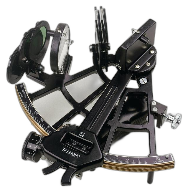 A Tamaya marine sextant, the instrument at the centre of Celestial Navigation